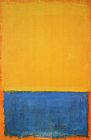 Mark Rothko Yellow blue orange 1955 painting
